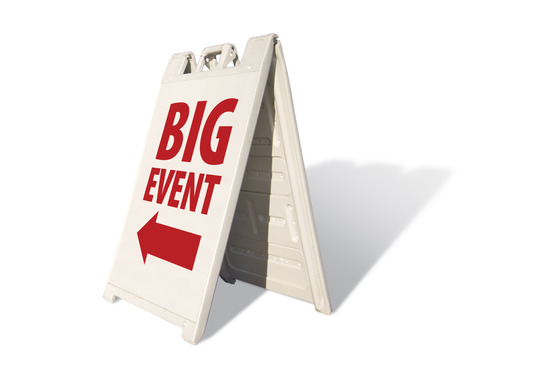 Big Event Tent Sign