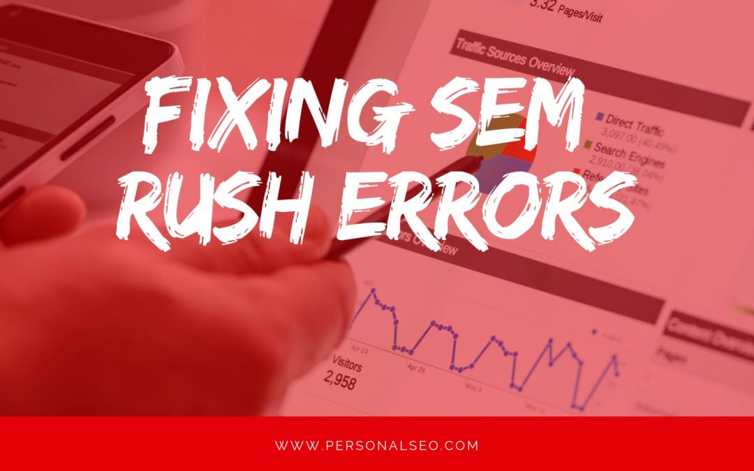 How to Use the SEM Rush Audit Tool with IDX Websites