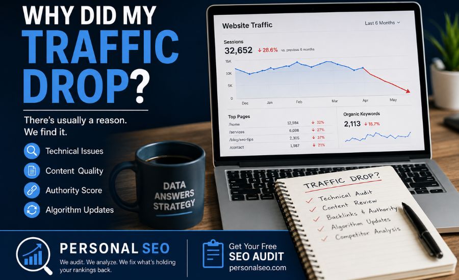 why did my traffic drop