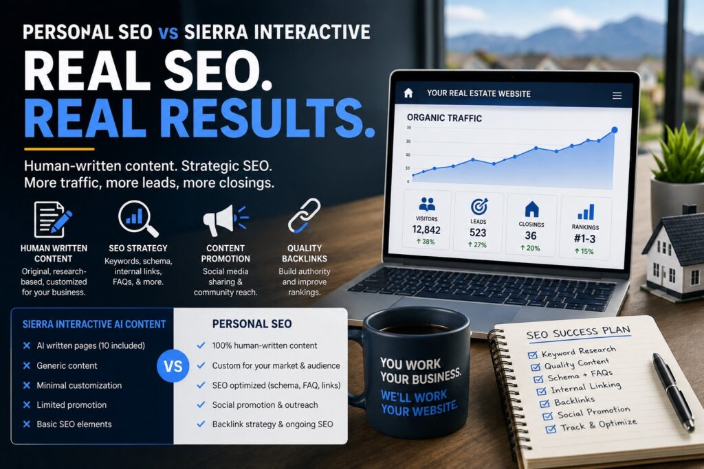 Personal SEO vs Sierra Interactive AI Content