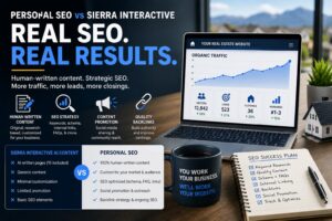 Personal SEO vs Sierra Interactive AI Content